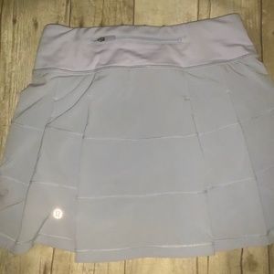 Pastel Blue Lululemon Pace Rival mid rise Skirt size 0